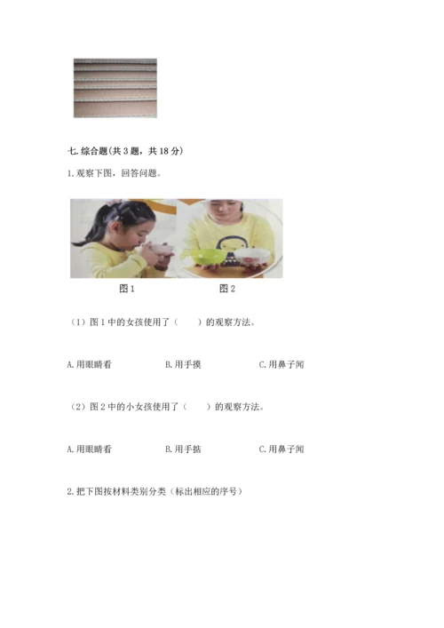 教科版二年级上册科学期末测试卷【典优】.docx