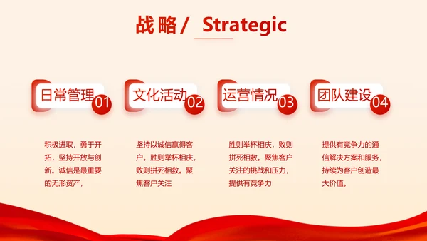 红色喜庆公司联欢晚会年会策划动态PPT模板