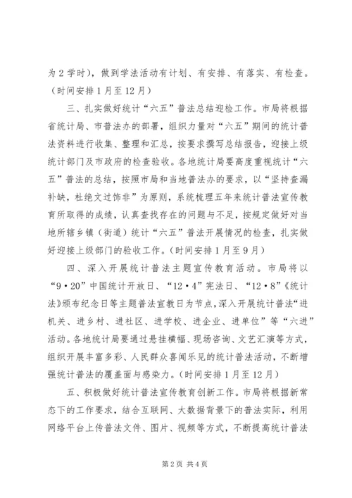统计部门年度普法教育工作计划.docx