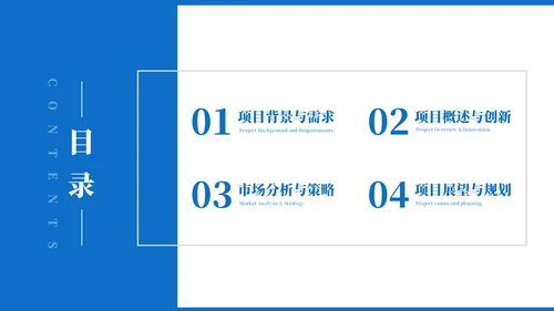 蓝色商务风医疗通用创新商业计划书模板