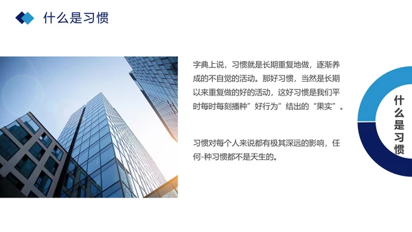 习惯的力量分享会培养好习惯PPT模板