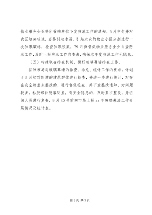 最新XX年市房政监察科工作计划.docx