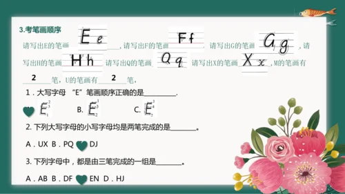 2022-2023学年七年级上学期第一次月考英语复习课件(共34张PPT)