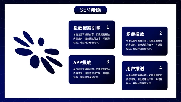 微立体3D元素电商市场营销PPT模板