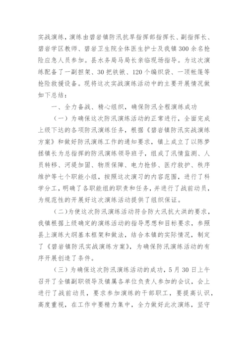 防汛演练总结.docx