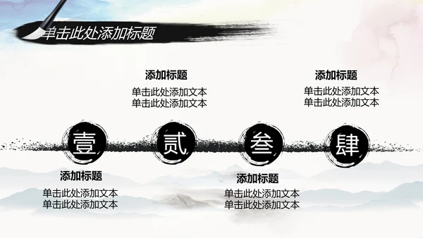 水墨中国风中国农业银行述职报告PPT