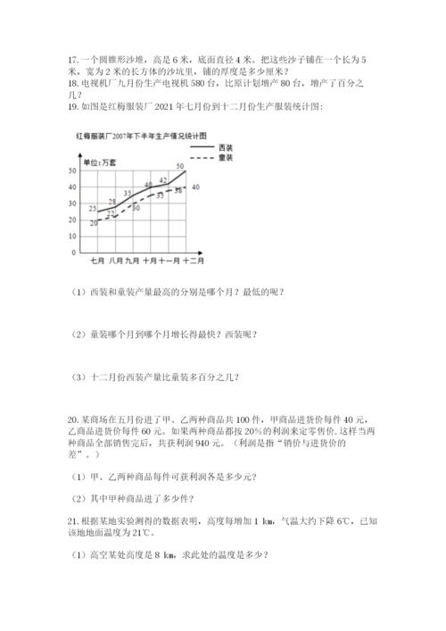 小升初数学应用题50道（历年真题）word版.docx