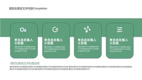绿色简约风企业宣传汇报PPT模板