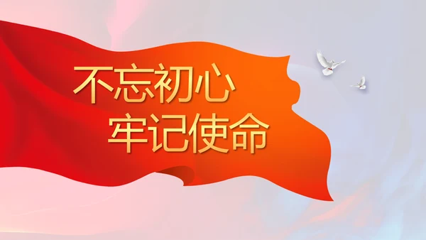 红色党建党支部工作总结学习教育PPT