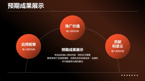 橙色弥散渐变风文学类专业开题报告PPT模板
