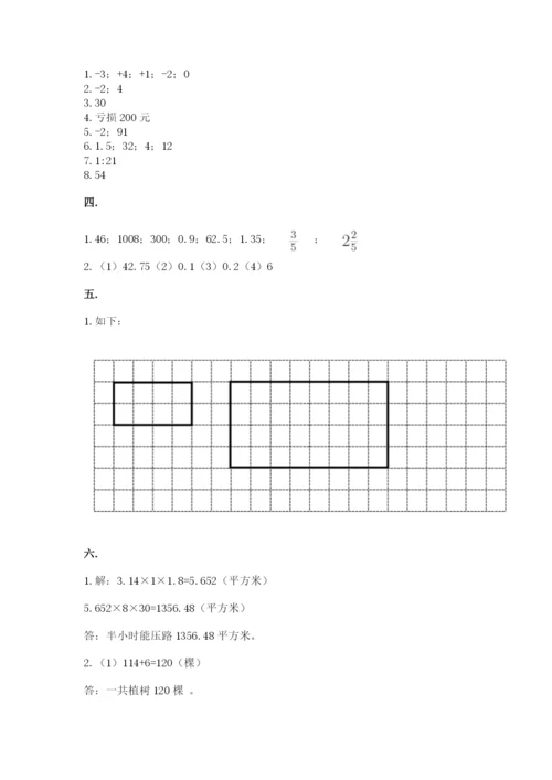 最新人教版小升初数学模拟试卷附答案【完整版】.docx