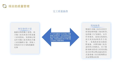 蓝黄色商务风施工现场管理培训PPT模板