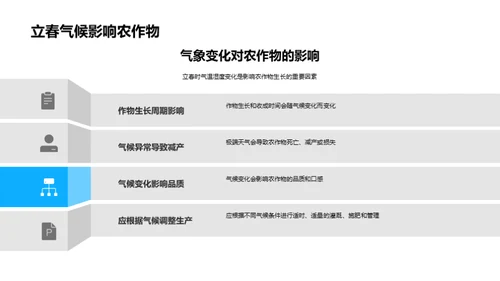 立春气候与农业关系