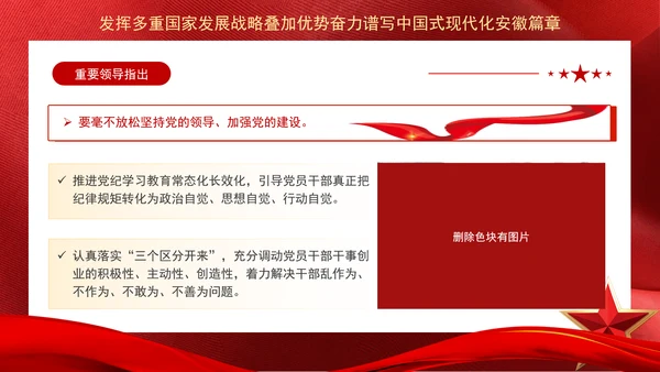重要领导安徽考察强调发挥多重国家发展战略叠加优势奋力谱写中国式现代化安徽篇章PPT课件