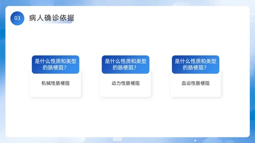 蓝色简约风医务人员肠梗阻疑难病例讨论PPT模板