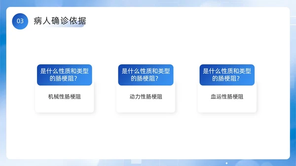 蓝色简约风医务人员肠梗阻疑难病例讨论PPT模板