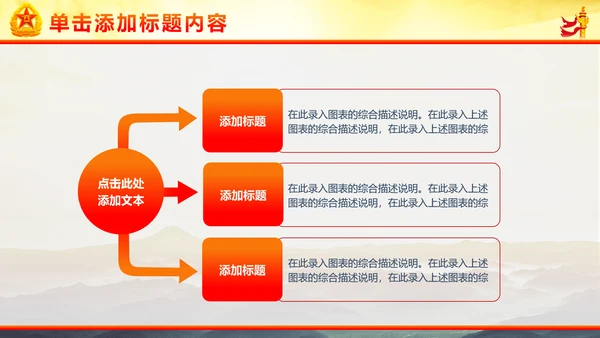 军事国防部队政治教育PPT模板