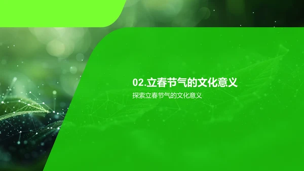 立春节气文化解读PPT模板