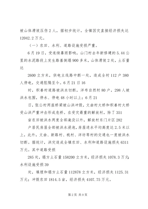 乡镇抗洪抢险情况汇报.docx