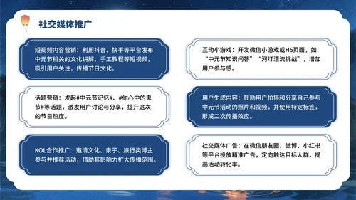 蓝色中国风传承文化+创新活动PPT模板