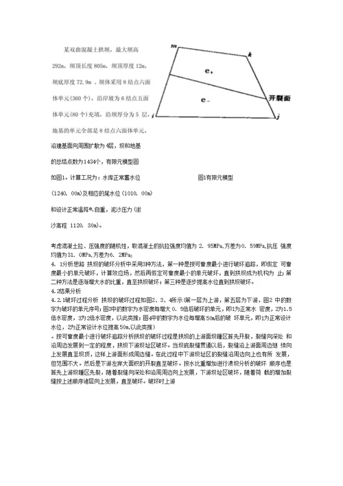 拱坝的破坏分析及超载问题探讨