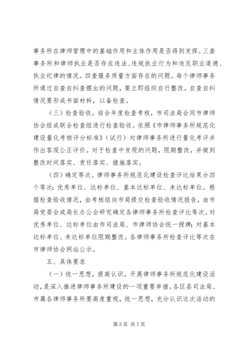 全市律师事务所建设意见.docx