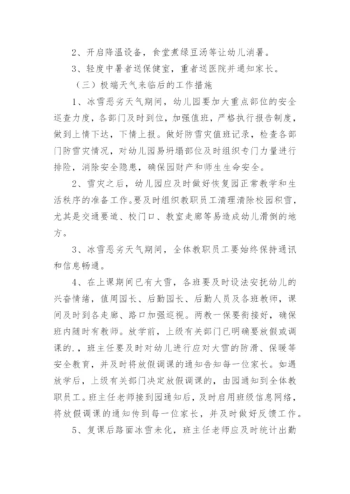 幼儿园极端天气应急预案.docx