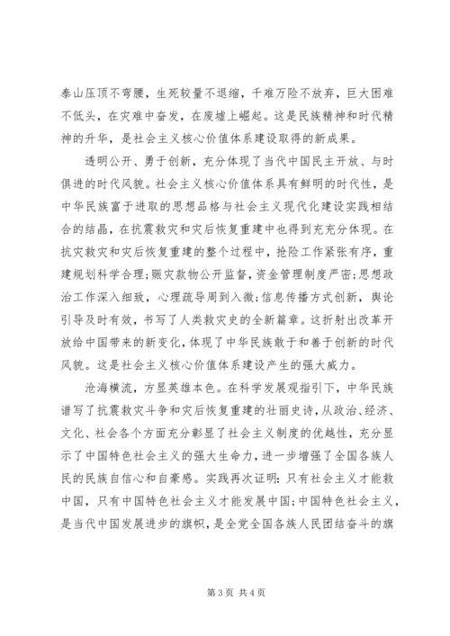 思想汇报范文XX年：坚持社会主义道路.docx