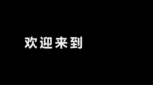 黑白快闪教师自我介绍PPT模板