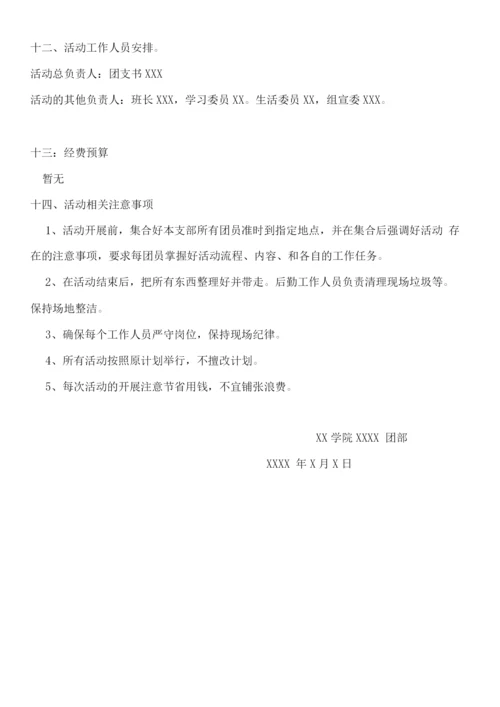 反腐倡廉团日活动策划书.docx