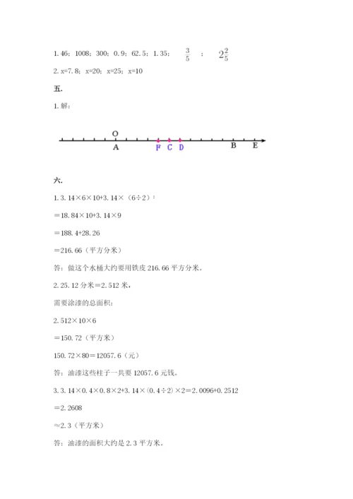 小学毕业班数学检测卷（有一套）.docx