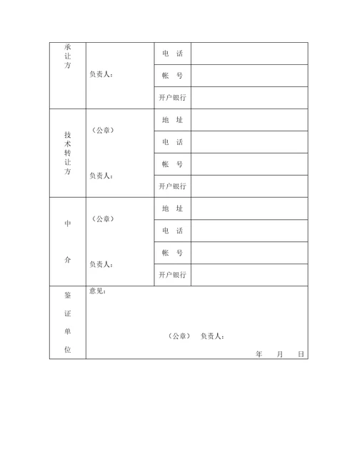 技术转让合同