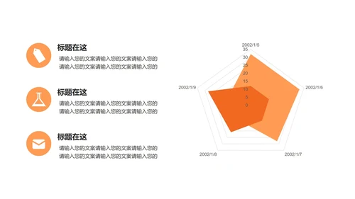 小清新橙子答辩ppt模板