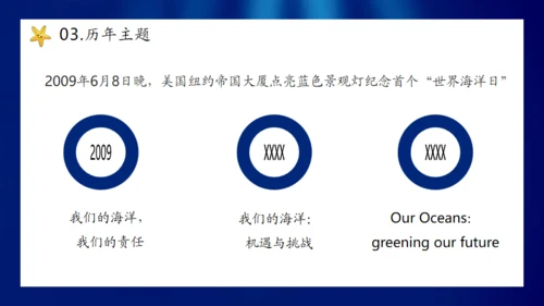 海底世界保护海洋生物世界海洋日通用PPT模板