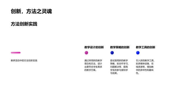 教研活动年度报告PPT模板