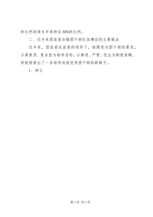 共青团干部队伍建设的调查与思考 (6).docx