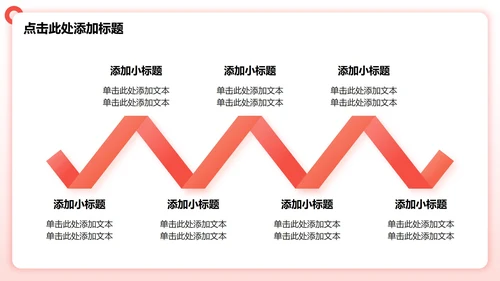 红色渐变商务风暑假夏令营PPT模板