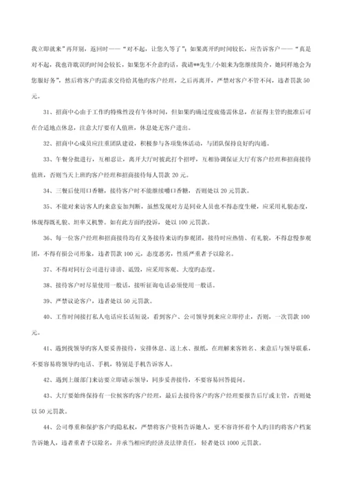 九峰国际招商部作业指导标准手册.docx