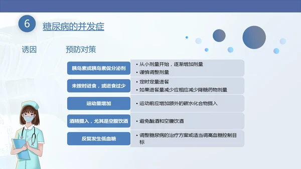 糖尿病慢性病健康教育宣传PPT课件