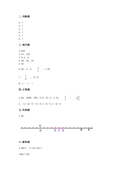 山西省小升初数学期末测试卷及答案1套.docx