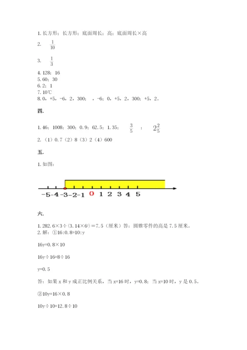 青岛版数学小升初模拟试卷含答案（基础题）.docx