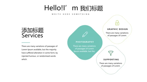 绿色小清新个人工作总结述职通用PPT动态模板