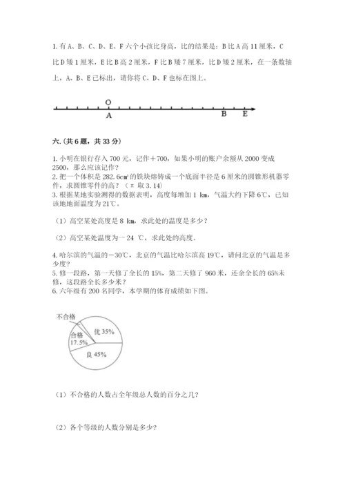 济南市外国语学校小升初数学试卷带答案（满分必刷）.docx