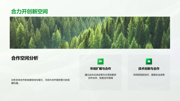 农业合作项目报告PPT模板