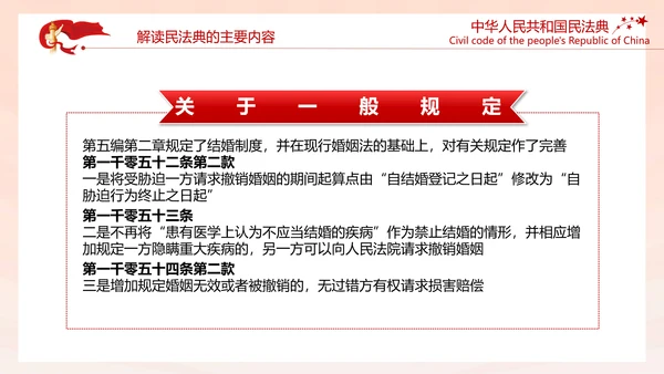 中国首部民法典解读PPT模板