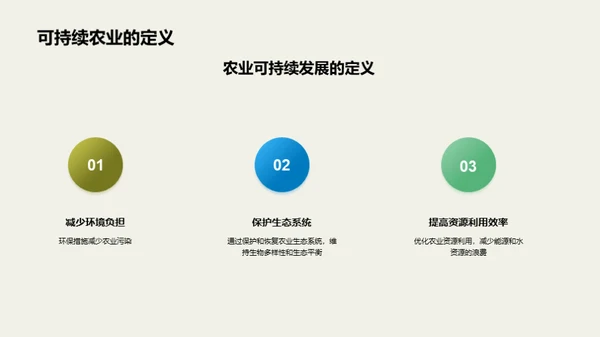 农业与环境可持续发展