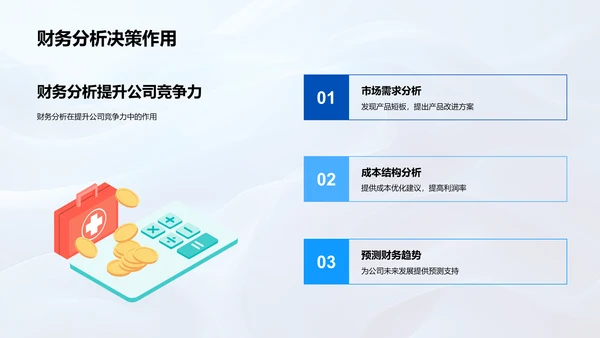决策中的财务分析PPT模板