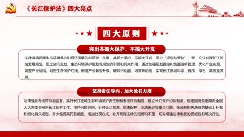 长江保护法通用PPT课件模板