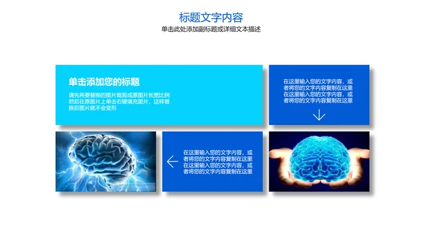 大脑研究健康医疗医学ppt模板