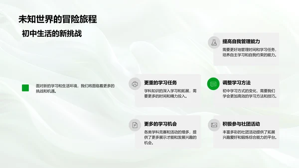 六年级学习报告PPT模板